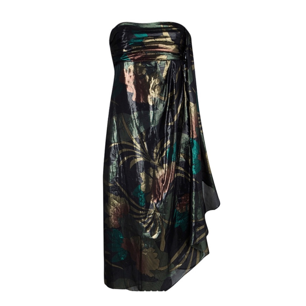 Marc Jacobs Silk Mimosa Lurex Sleeveless Dress